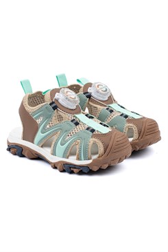 Mikk-Line Sandale mit Mesh – Green Bay